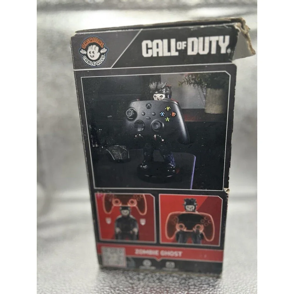 Call of Duty Zombie Ghost Phone & Controller Holder Device Stand Cable Guys New